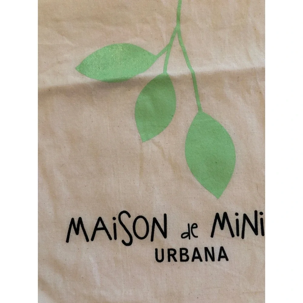 Maison de Mini Urbana Natural Cotton Muslin Drawstring Dust Bag Storage Pouch